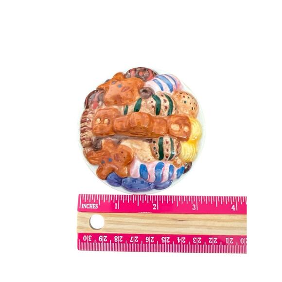 RARE Vintage Candy Ceramic 7 Pieces Set Dave Creation Co. Lyc Made In China - Picture 5 of 9